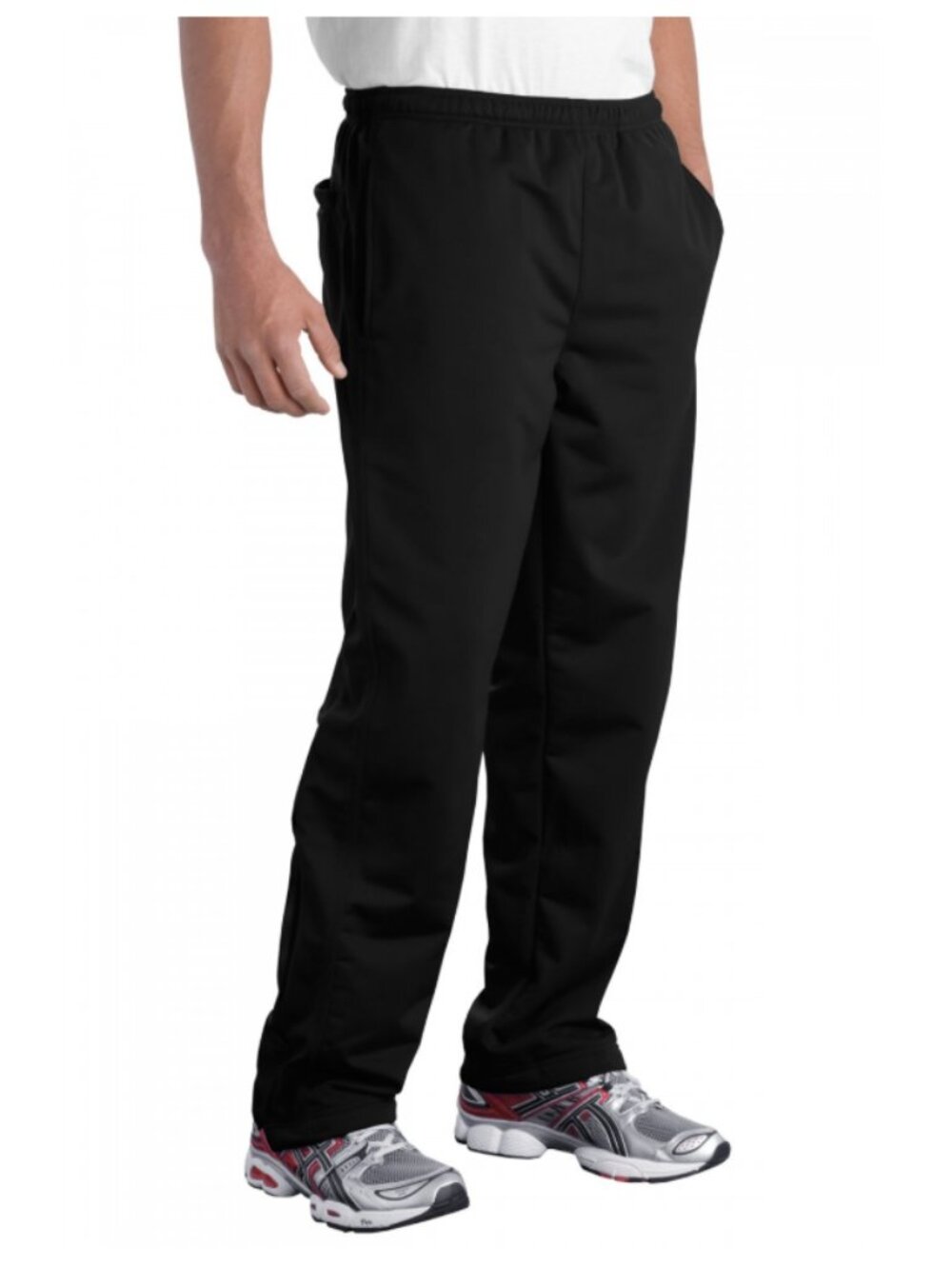 Sport-Tek PST91 Tricot Track Pant - Black